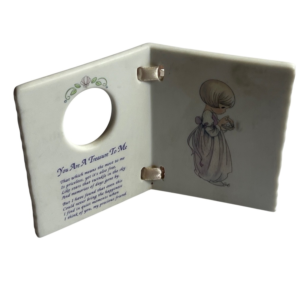 Precious Moments You Are A Treasure To Me Porcelain Book Figurine 1999‎ Enesco